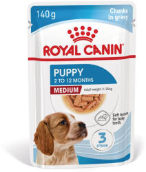 Royal Canin Medium Puppy 140g Nedves eledel közepes termetű kölyökkutyák számára