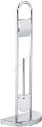 WENKO 16608100 - WC четка COSENZA 33x84 cm лъскав хром/сатен (WE0147)