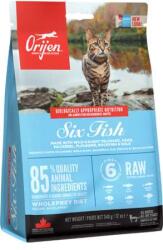 ORIJEN Száraz macskaeledel Orijen Six Fish Cat 340 gramm