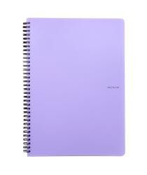 KARTON P+P Caiet cu spirală Oxybag Pastelini Lilac A5 cu 60 de coli liniate (8-076)