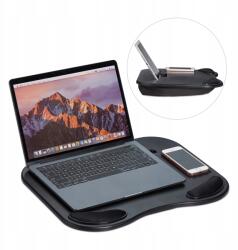 Relaxdays Laptoppárna RD4100, 44 cm, fekete (10024100)