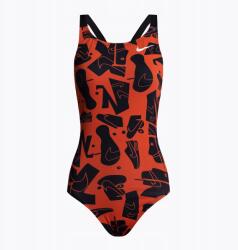 Nike Női egyrészes úszóruha Nike Multiple Print Fastback bright cr (5059436865313)