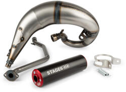 Stage6 MX_S6-9118835/RE Kipufogó Streetrace High Mount Cnc / Beta Rr 2012 / Hm / Vent - Piros, Fekete