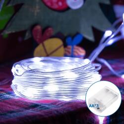 Aigostar - LED гирлянд 50xLED/3xAA 5, 3m студено бяло (AI1326)