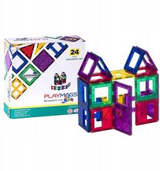 Playmags Mágneses Építőkockák 3D Oktatási Építőjáték Gyerekeknek 24 Db-os (162)