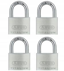 Abus Lakat Abus Járom Titalium 727TI/40 40MM Ezüst 4 Db-os Szett (abus 40 /4)