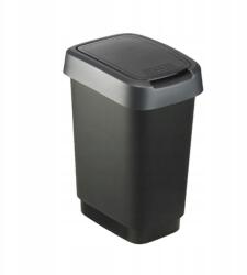 Rotho forgó szemeteskosár Twist ezüst 50L (1754508850)