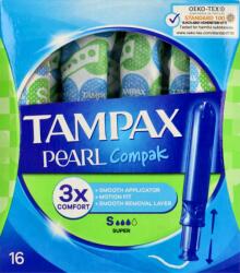 Tampax Pearl Compak Tampon Applikátorral Szuper 16 Db (8001841300573)