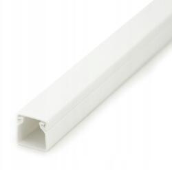 CanaLUX Díszléc Kábelcsatorna Elektromos Szerelési Vályú Fedél 16x16 2m (CNL-C-16016)