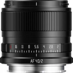 TTArtisan Af 40mm F2 Ed Asph L-bajonettes (teljes képkockás) (AF4020-L-B)