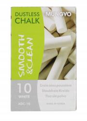Mungyo Iskolai kréta fehér, pormentes 10 db Mungyo (ADC-10)