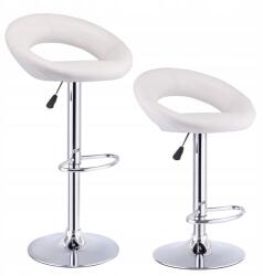 Timeless Tools 2 db bárszék, fehér, állítható magasságú (HOP1000877-2)
