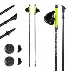 Nordic walking bot Kadva Raylan szürke 110 cm Könnyű karbon üvegszálas (KDV-B4B090-GY)