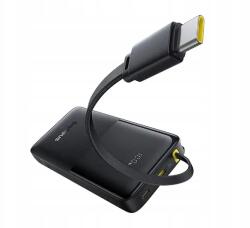 Baseus 10000 mAh-s fekete külső akkumulátor (6932172670887)