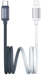 USAMS Cablu de date USAMS BICOLOR (Tip-C - Lightning, 30W, încărcător rapid PD, 120cm) NEGRU/ALB SJ757USB01 (SJ757USB01)