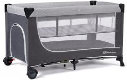 KinderKraft Leody Utazóágy kétszintes összecsukható járóka (KCLEOD00GRY0000)