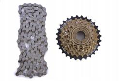 Shimano Szabadonfutó Szett 6 TZ-500+HG-40 Lánc (TZ500-6CN-HG40)