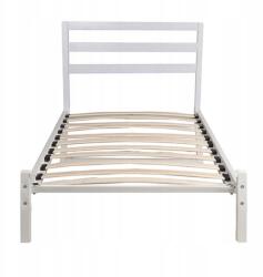 Timeless Tools Bella fém ágykeret ajándék ágyráccsal, több méretben és színben-Fehér 90x20 (HOP1001140-2)