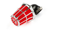 STR8 MX_STR-335.10/CR Légszűrő Hexa Szögletes 90 Fok D. 35mm Króm / - Piros