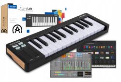 Arturia MicroLab mk3 MIDI billentyűzet Usb Ableton Live Lite Analog Lab Intro (MicroLab mk3 Black)