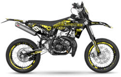 Stage6 MX_S6-058806/YE Grafikai Készlet Sherco Sm-r 50 2018 Után / - Sárga, Fekete