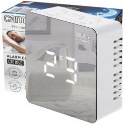 Camry ébresztőóra, fehér, 8.3cm, hőmérővel, LED kijelző (0796062873620)