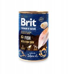 Brit Kutyaeledel Brit Premium By Nature Hal halbőrrel 400 g