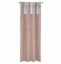 Eurofirany Kész Függöny Peri 140X250 CM Púderrózsaszín (372801)
