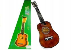 LEAN Toys Klasszikus fa gitár Világos kockával Bronz Lean Toys (5903802450309)