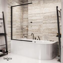 Besco Kétrészes kádparaván, 100×150cm (PESB-2S)