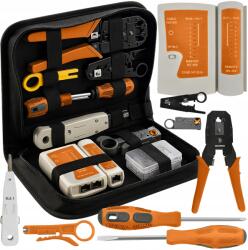  Kábel teszter RJ45 RJ11 hálózati lehúzó krimpelő készlet XXL Bigstren (00025835)