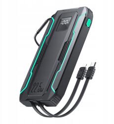 JOYROOM Powerbank 10000mAh Joyroom JR-L017 Usb-c És Lightning Kábellel Fekete (6956116797164)