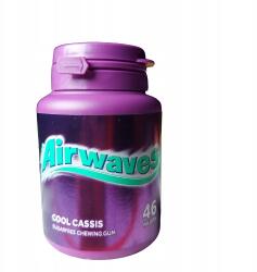 Airwaves Cool Cassis gumi, 64g, cukormentes, 46 drazsé (4009900426121)