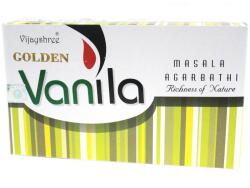 Golden Nag Füstölők Füstölő Arany Vanília Gyógynövények Kurpi (Kadzidełko: Złota Wanilia)