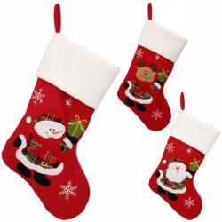 Chomik Mikulás zokni 45 cm Inlea4Fun Piros (SUN0295)