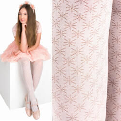 Noviti Gyerek harisnyanadrág Noviti Alice 3D fehér virágmintás 30DEN roz. 152/158 (rajstopy dziewczęce 3d)