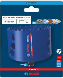 Bosch 2608901901 EXPERT Tough Material keményfémfogú körkivágó, 105 mm (2608901901)