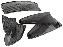 STR8 MX_STR-620.09/BK Indexbúra Készlet (4) Hátsó Lámpával Aprilia Sr50 (1997 Előtt) átlátszó - Fekete