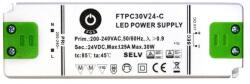 POS Power FTPC30V24-C 24V/1.25A 30W IP20 LED tápegység (FTPC30V24-C) - oneclick