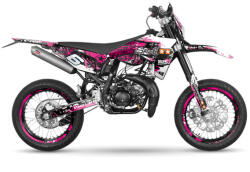 Stage6 MX_S6-058806/PK Grafikai Készlet Sherco Sm-r 50 2018 Után / - Fekete, Rózsaszín