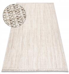 Dywany Łuszczów Hurkapálca Szőnyeg Nano 180x270 Csíkos Melange bézs #E301 (E301)