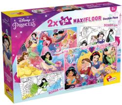 Lisciani Двулицев пъзел Lisciani - Disney Princess, 2 х 24 части (LI91720)