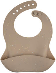 Canpol Силиконов лигавник с джоб Canpol - Dots, Бежов (51/029_bei) - kindermarket