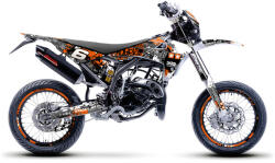 Stage6 MX_S6-058805/WH Grafikai Készlet Fantic Xm 50 2017 - 2022 / - Fehér, Narancs