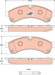 TRW Set placute frana spate TRW GDB1780
