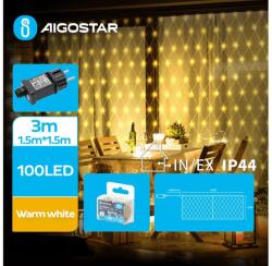 Aigostar B. V. Aigostar - LED Karácsonyi kültéri lánc 100xLED/8 funkció 4, 5x1, 5m IP44 meleg fehér B103031RT (AI1417)