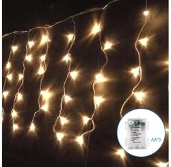 Aigostar B. V. Aigostar-LED Karácsonyi kültéri lánc 100xLED/8 funkció 3xAA 8x0, 4m IP44 meleg fehér B10303K3N (AI1355)