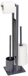 WENKO 25552100 - WC-kefe RIVALTA 18x70 cm szürke/fekete 25552100 (WE0069)