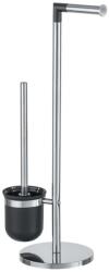 WENKO 21836800 - WC-kefe PARUS 25, 5x57 cm rozsdamentes acél/ezüst/fekete 21836800 (WE0157)