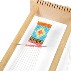 Bigjigs Toys Război de țesut pentru mărgele (DDBJ36065)